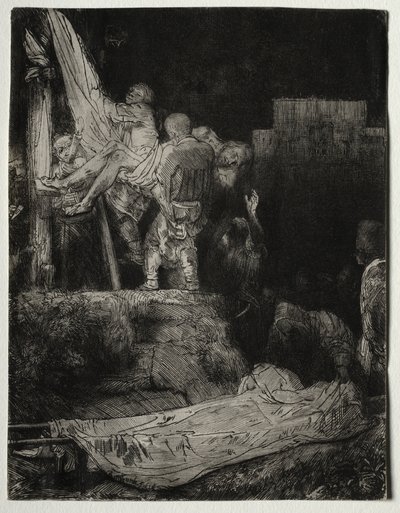 Die Kreuzabnahme bei Fackellicht von Rembrandt van Rijn