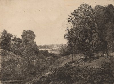 Die Flucht nach Ägypten: Verändert von Seghers, ca. 1653 von Rembrandt van Rijn