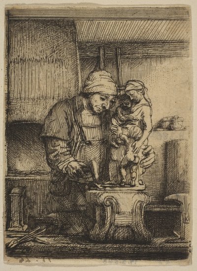 Der Goldschmied, 1655 von Rembrandt van Rijn