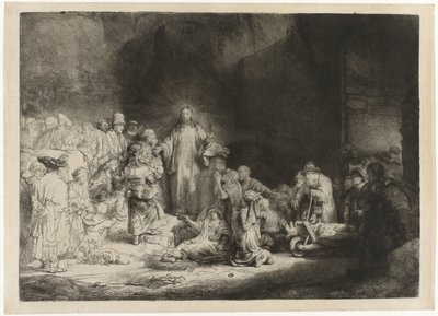 Der Hundertguldenblatt von Rembrandt van Rijn