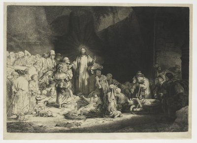 Der Hundertguldenblatt von Rembrandt van Rijn