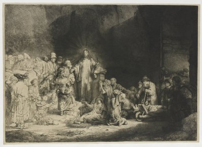 Der Hundertguldenblatt von Rembrandt van Rijn