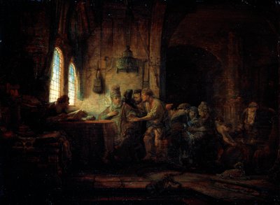 Das Gleichnis von den Arbeitern im Weinberg, 1637 von Rembrandt van Rijn