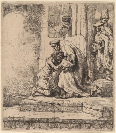 Die Rückkehr des verlorenen Sohnes von Rembrandt van Rijn