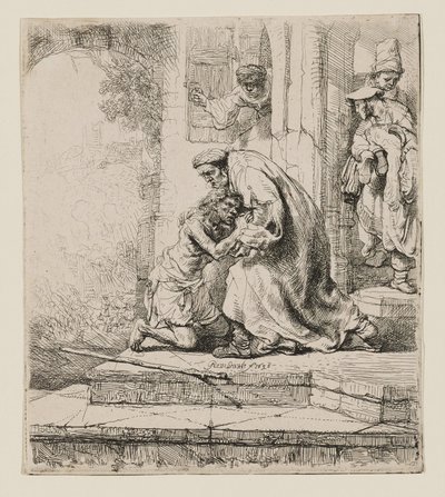 Die Rückkehr des verlorenen Sohnes von Rembrandt van Rijn