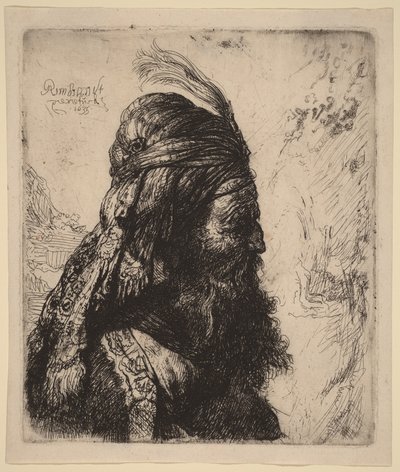 Der dritte orientalische Kopf von Rembrandt van Rijn