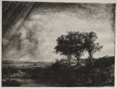Die drei Bäume von Rembrandt van Rijn