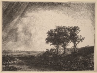 Die drei Bäume von Rembrandt van Rijn