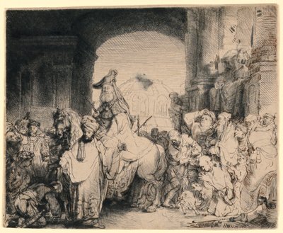 Der Triumph des Mordechai von Rembrandt van Rijn