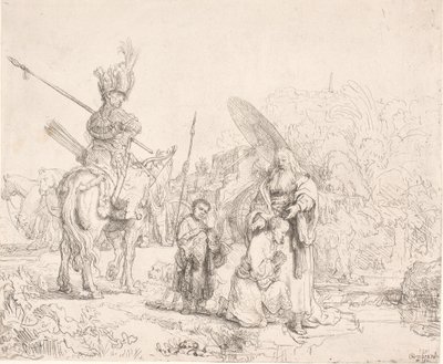 Die Taufe des Eunuchen von Rembrandt van Rijn