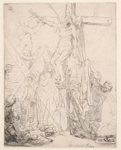 Die Kreuzabnahme: eine Skizze von Rembrandt van Rijn