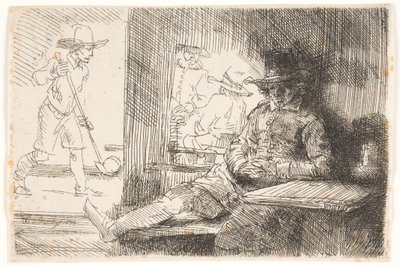 Der Golfspieler von Rembrandt van Rijn