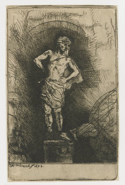 Das Bild, das Nebukadnezar sah von Rembrandt van Rijn