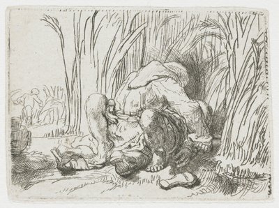 Der Mönch im Kornfeld von Rembrandt van Rijn