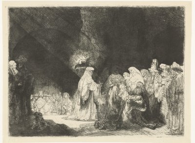 Darstellung im Tempel von Rembrandt van Rijn