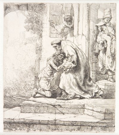 Die Rückkehr des verlorenen Sohnes von Rembrandt van Rijn
