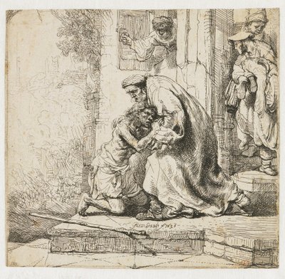 Die Rückkehr des verlorenen Sohnes von Rembrandt van Rijn