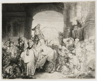 Der Triumph von Mordechai von Rembrandt van Rijn