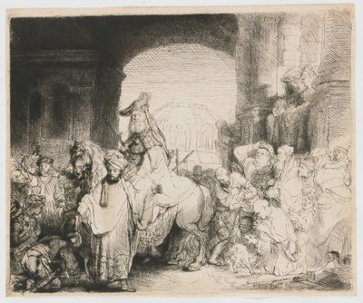 Der Triumph des Mordechai von Rembrandt van Rijn