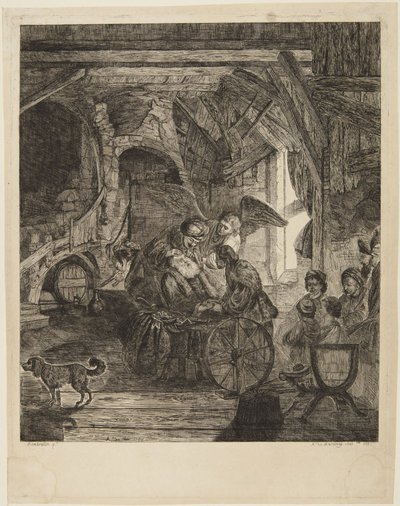 Tobias erlangt das Augenlicht zurück von Rembrandt van Rijn