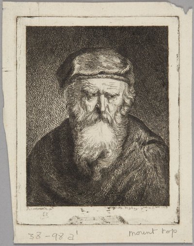 Mürrischer Greis von Rembrandt van Rijn