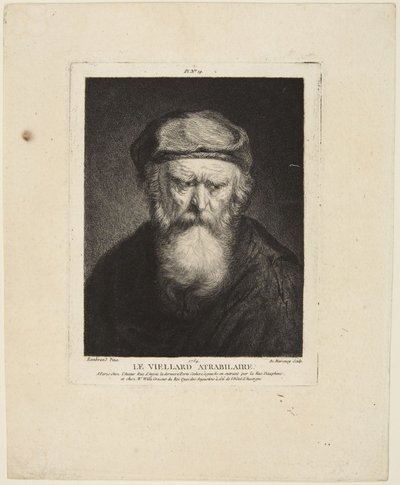 Mürrischer alter Mann von Rembrandt van Rijn
