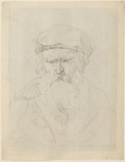 Ein mürrischer alter Mann von Rembrandt van Rijn