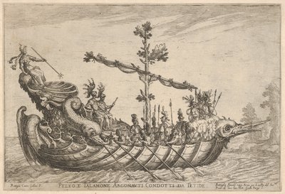 Peleus und Talamon, aus der Serie Gefäße der Argonauten, für die Hochzeitsfeier, 1608 von Remigio Cantagallina