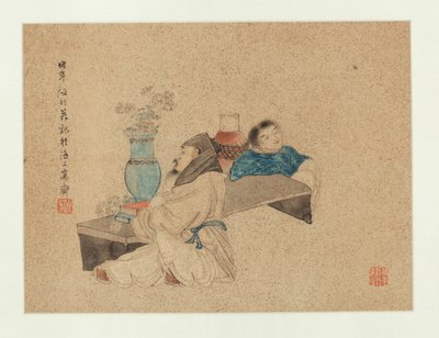 Ein Gelehrter und sein Begleiter von Ren Yi