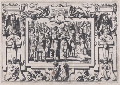 Jason erreicht Kolchis, 1563 von Rene Boyvin
