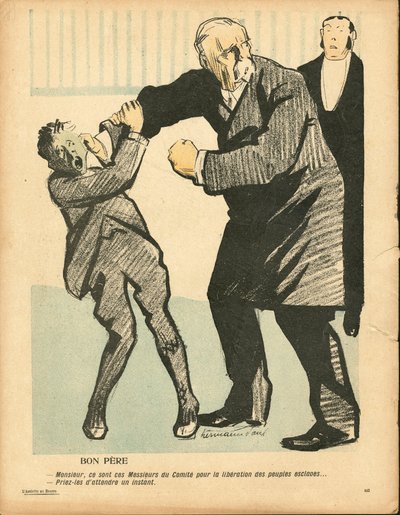Der Butterteller, Nummer 236, Satirisch in Farben von Rene George Hermann Paul
