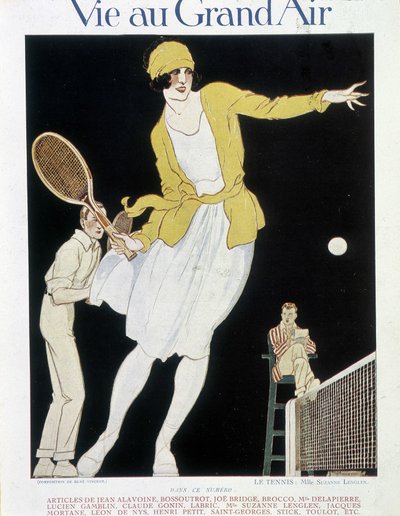 Suzanne Lenglen von Rene Vincent