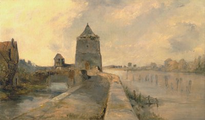 Der Rhein bei Konstanz (Konstanz-am-Rhein) von Rev. Edward Thomas Daniell