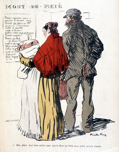 Le Mont-de-Piété von Ricardo Floors - in „Plate with butter“ vom 03.06.1905 von Ricardo Flores