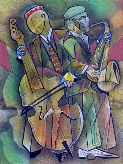 Lebendiges Jazz-Duo von Ricardo Maya