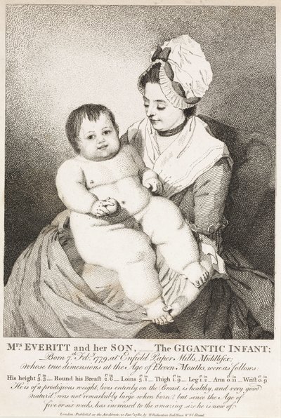 Mrs. Everitt und ihr Sohn; das gigantische Kind von John Pardon