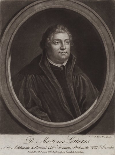 Martin Luther, deutscher Priester, Theologe und protestantischer Reformator von Richard (after) Houston