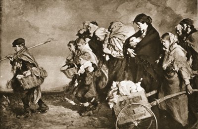 Heimatlos, die Flucht vor den deutschen Horden, aus 