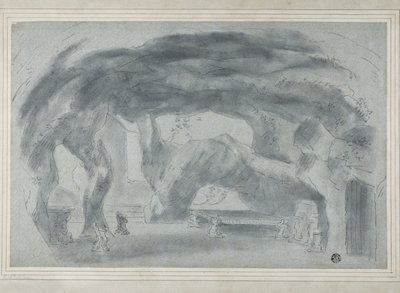Innenraum einer Grotte von Richard (attr.to) Wilson