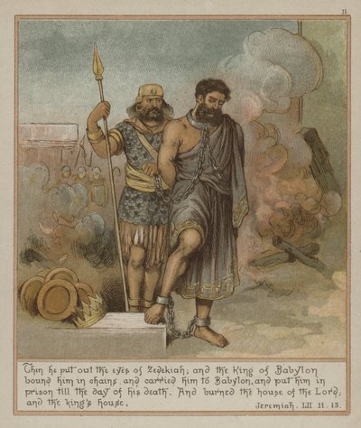 Dann stach er Zedekia die Augen aus von Richard Andre