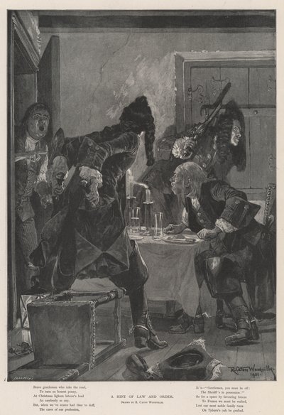 Ein Hauch von Recht und Ordnung von Richard Caton Woodville junior