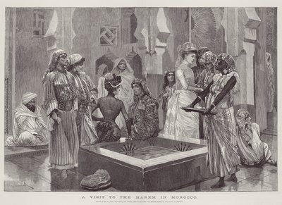Ein Besuch im Harem in Marokko von Richard Caton Woodville junior