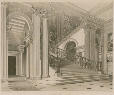 Buckingham Palace, Treppenhaus von Richard Cattermole