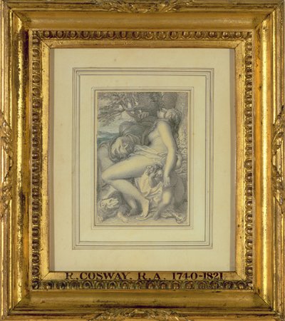 Mars ruht im Schoß der Venus, ca. 1805-15 von Richard Cosway