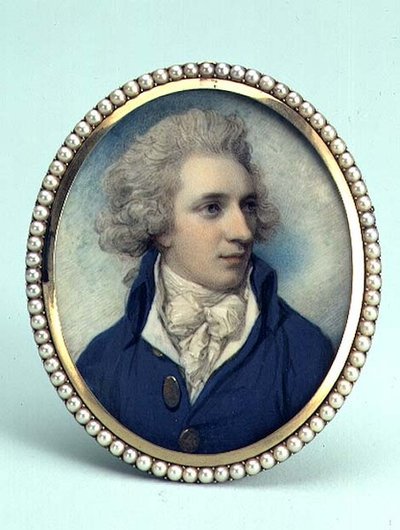 Porträt von John Swinburne von Richard Cosway