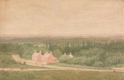 Landschaft mit Hütten, Broadmoor von Richard Dadd