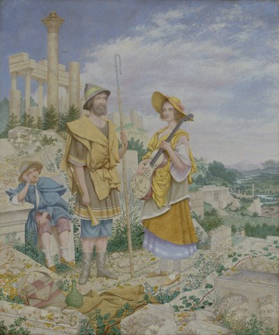 Wandernde Musiker von Richard Dadd