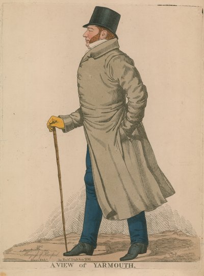 Francis Charles Seymour-Conway, 3. Marquess of Hertford; Ein Blick auf Yarmouth von Richard Dighton