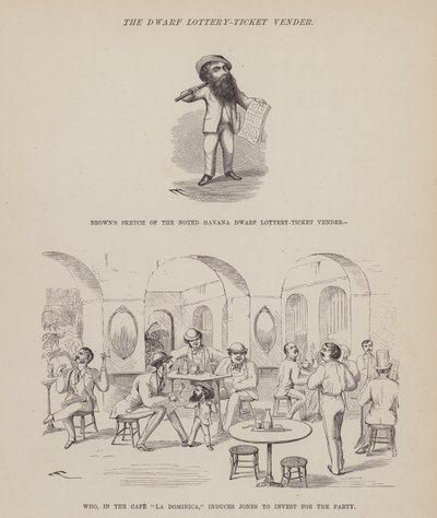 Seite aus Die amerikanische Tour von Herrn Brown, Jones und Robinson von Richard Doyle
