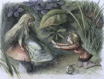 Wasserlilien und Wasserfeen der Zeit, ca. 1869-1870 von Richard Doyle